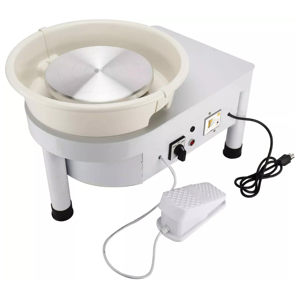 25cm Electric Pottery Wheel 350W White Shop Today. Get it Tomorrow!