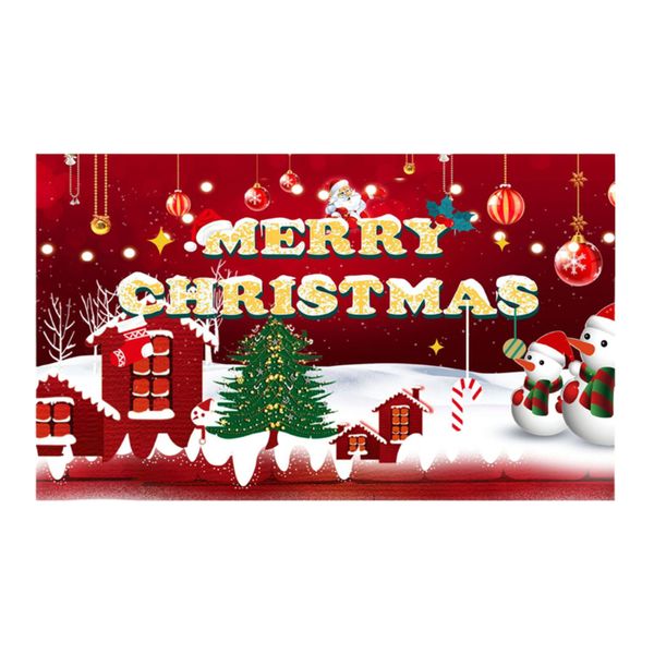 Christmas decoration banner, Christmas festival - 180x110CM