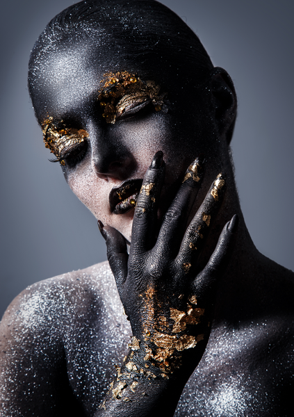 Gold And Black image