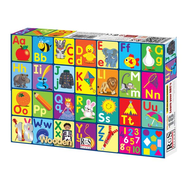 RGS Group Learn your ABC 18 Piece Wooden Puzzle