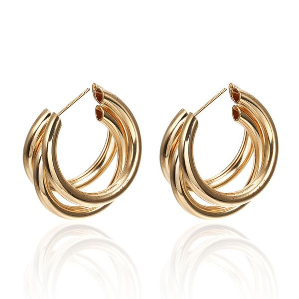 Kandy Rose Tripple Gold Hoop