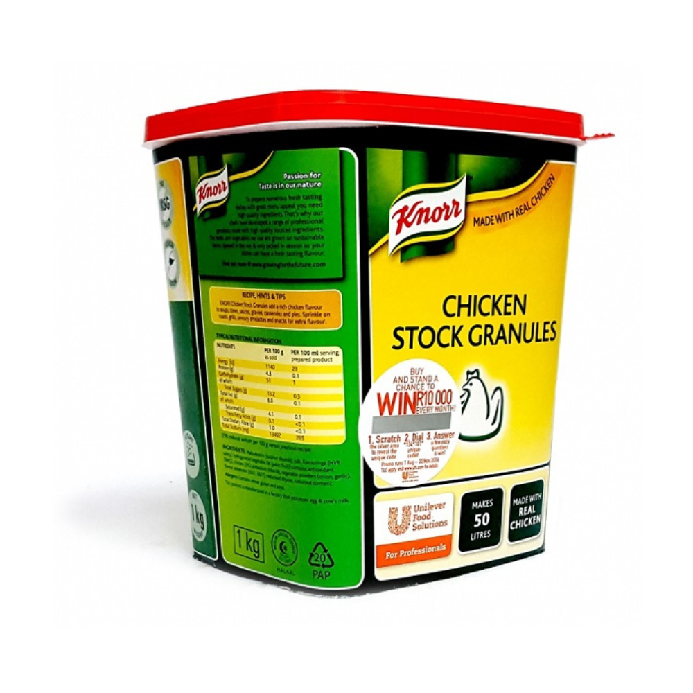 Knorr Chicken Stock 1kg (21055201) Shop Today. Get it Tomorrow