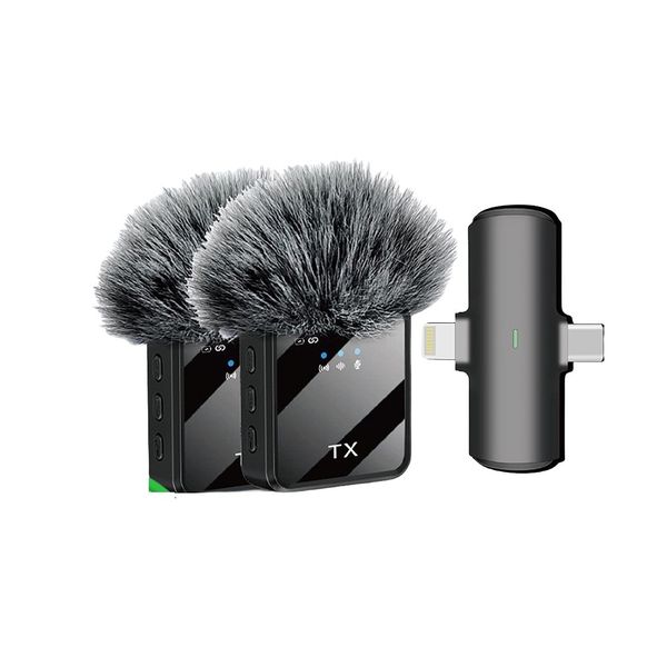 Wireless Microphone With Furry Square Mark Compatible With Live Show