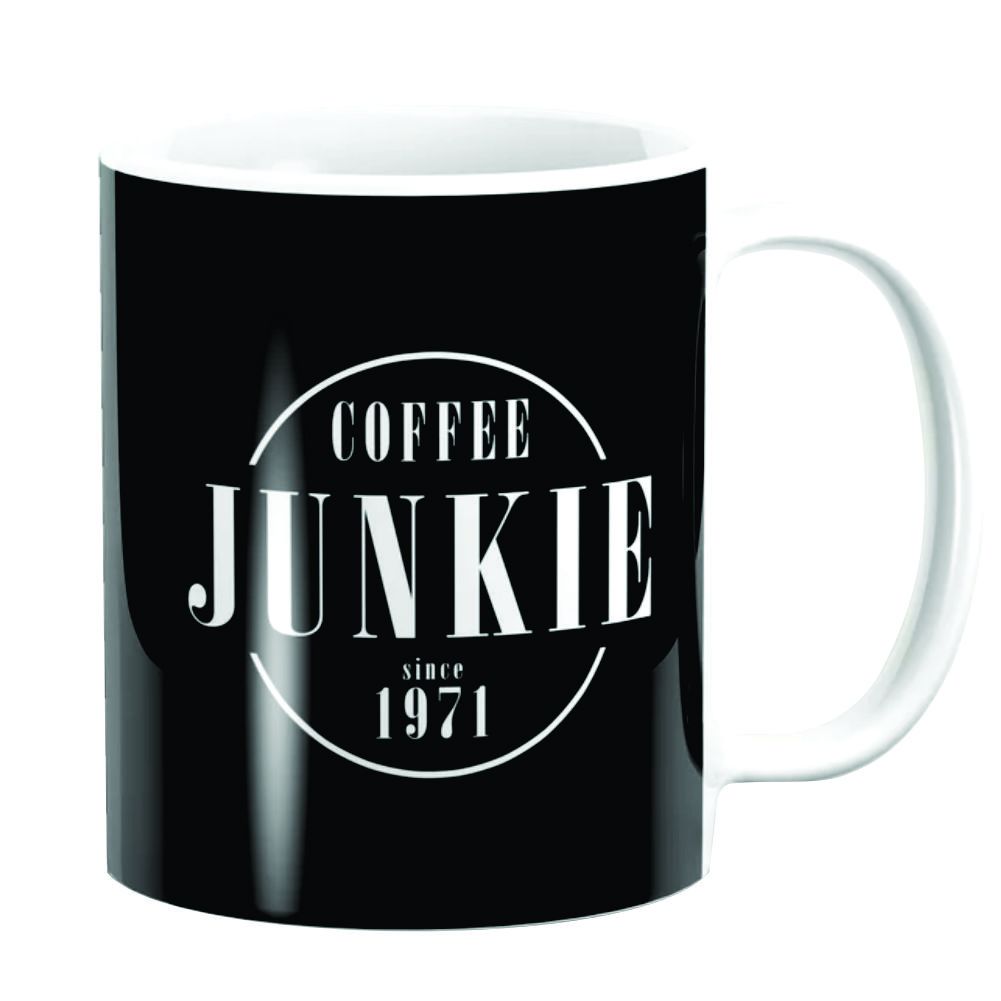 PepperSt Mug Coffee Junkie since 1971 Shop Today. Get it Tomorrow