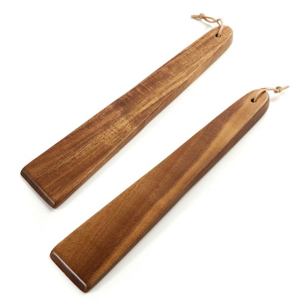 Chenshia Teak Wooden Heat Resistant Kitchen Spatula Set - 2 Piece