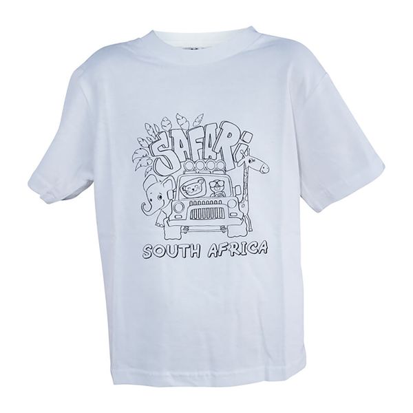 Kool Africa - Colour my Africa - Safari Drive - Colour your own T-Shirt