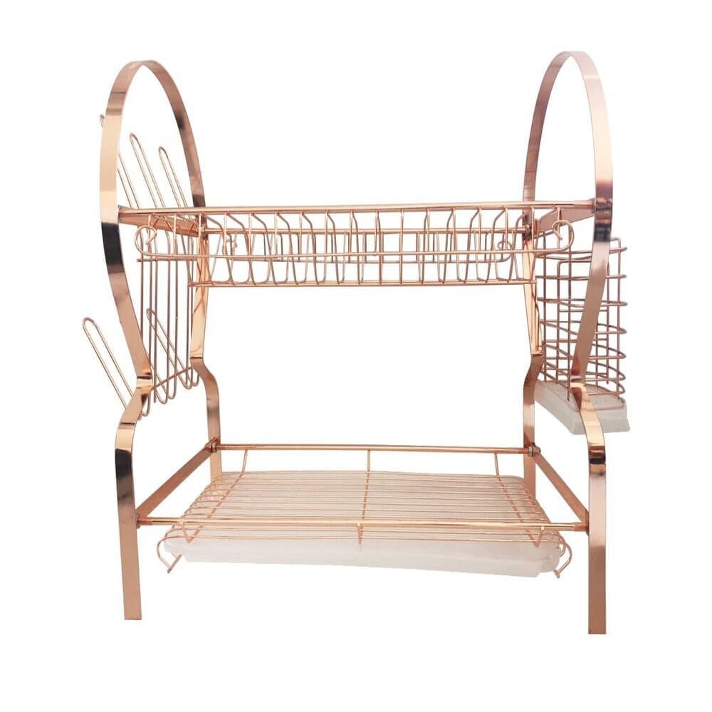 2 Layer Rose Gold Dish Rack Buy Online in South Africa
