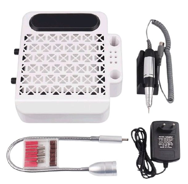 3 In 1 Multifunction Nail Drill Dust Collector And LED Lamp -YDJ-802