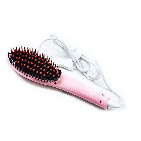 Fast Electric Hair Straightener Brush Comb with LCD Display | Buy Online in  South Africa 