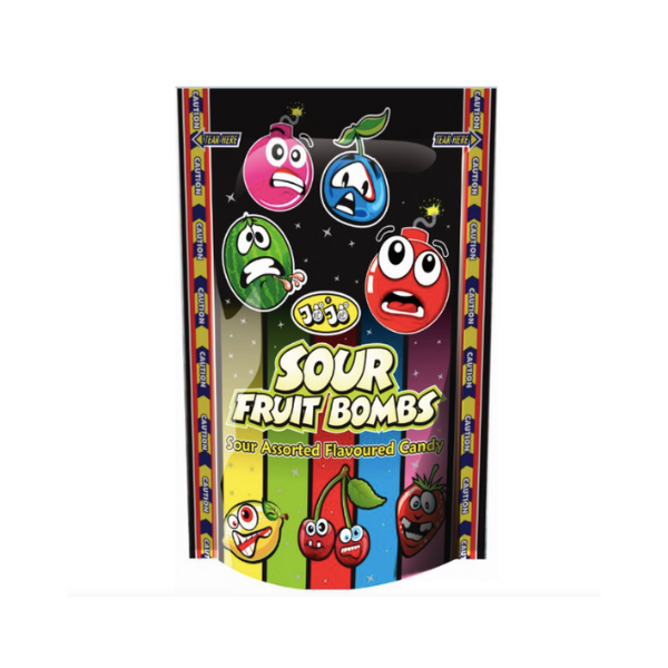 Jojo- Sour Fruit Bombs 50g x 5