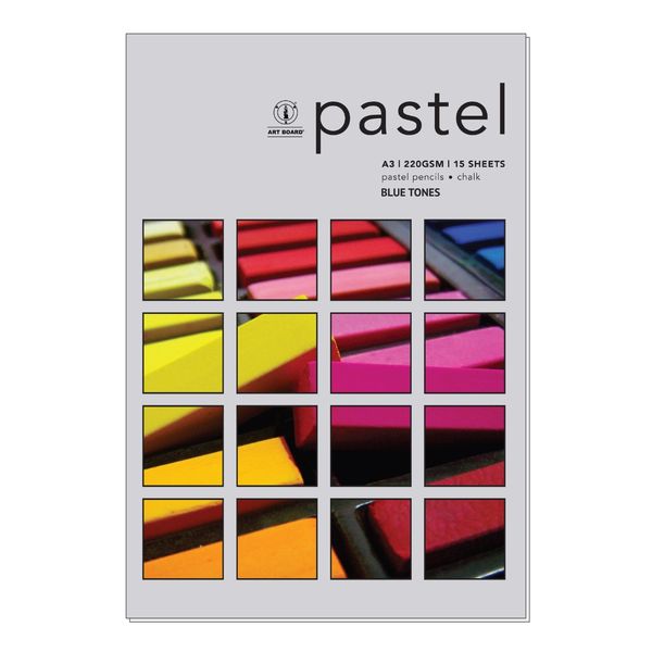 Art Board Pastel Pad Blues A3 220gsm