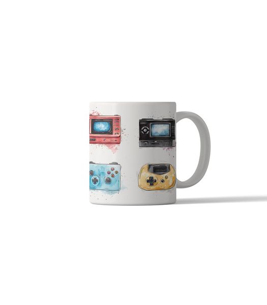 Retro Gaming DSG 12 Printed Coffee Mug