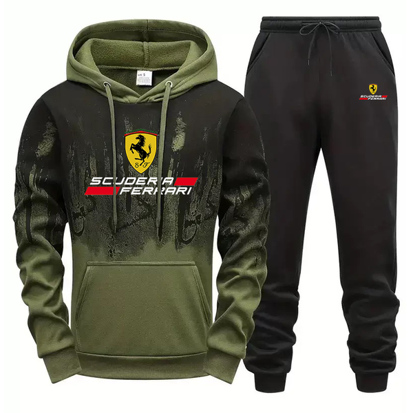 Inspired Ferrari Pirates Hoodie and Jogger Set