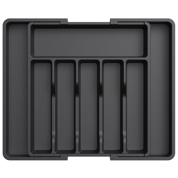 Expandable Cutlery Drawer Organiser Tableware Storage Tray for Kitchen