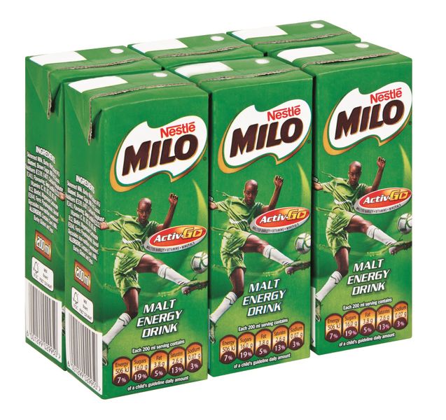 Milo Flavoured Milk Chocolate 6x200ml