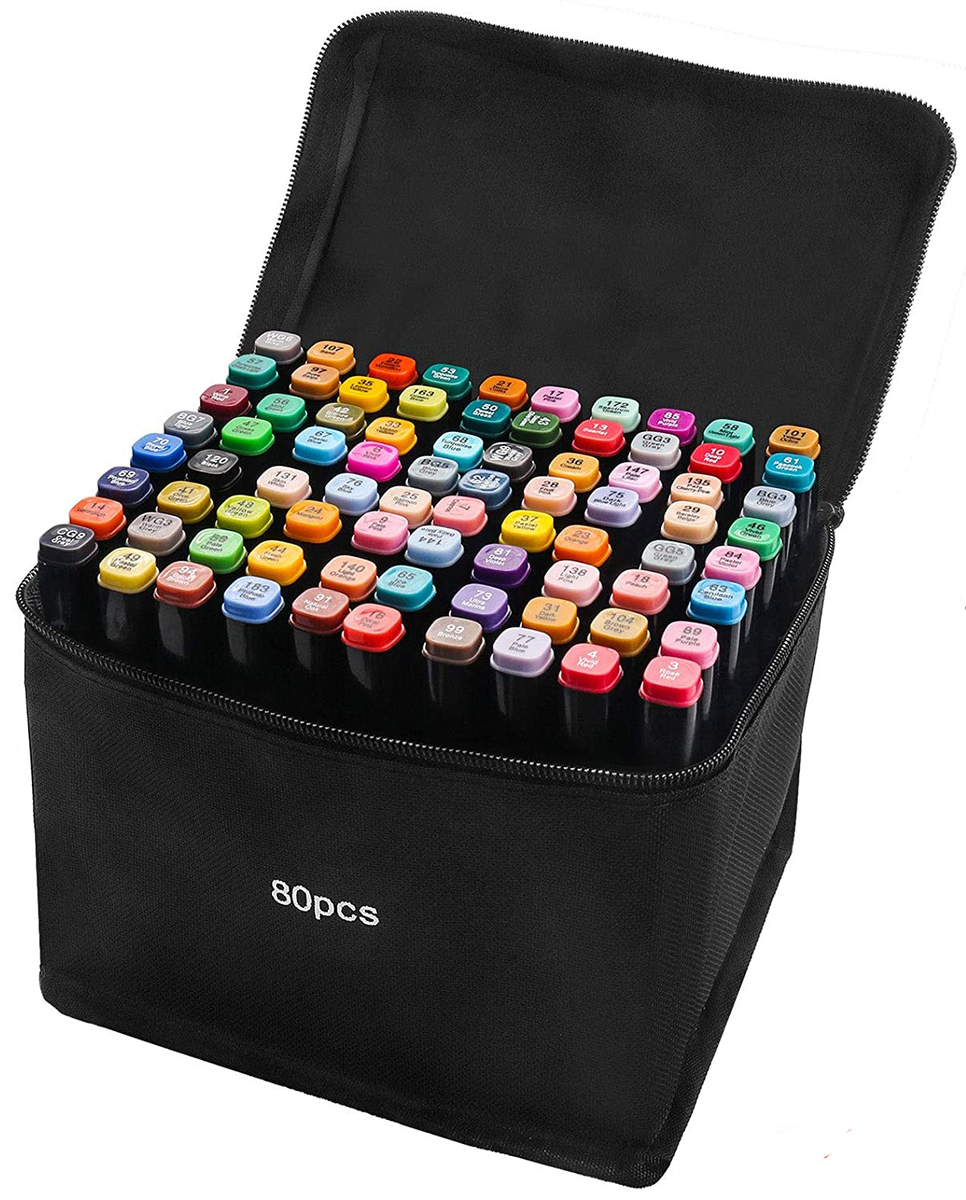 Touch Double Headed Oil Based Art Marker Set of 80, Shop Today. Get it  Tomorrow!