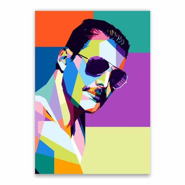 Freddie Mercury Pop Art Poster - A1