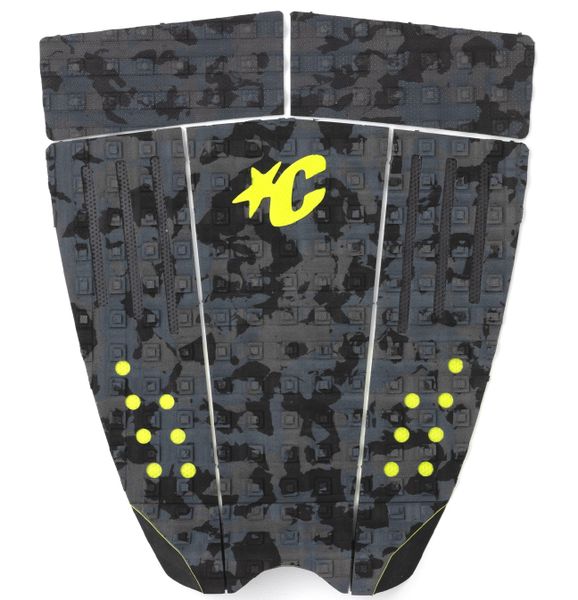 Creatures Ethan Ewing Lite Pin Tail Ecopure Surfboard Traction Pad - Carbon Camo Lime