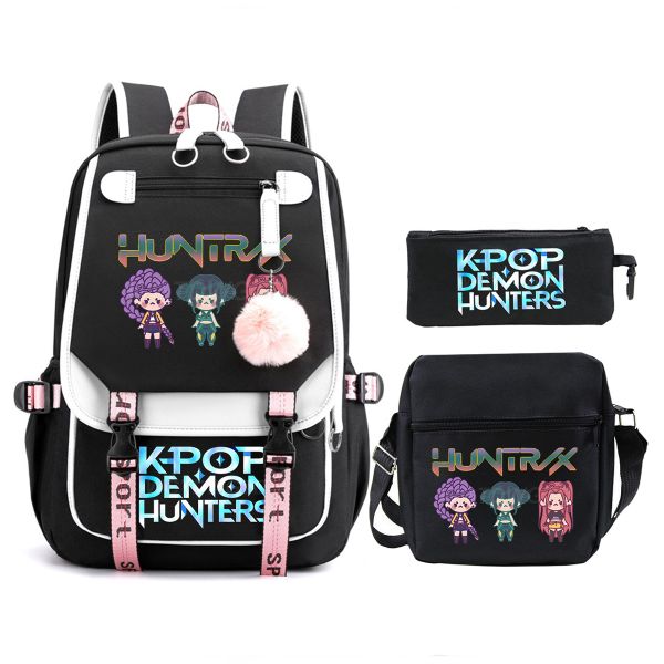 KPOP Demon Hunters 3-Piece Backpack Set - Huntrix