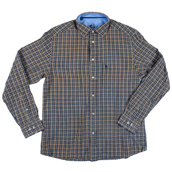 Z3 - Men's Emory Checkered Cotton Long Sleeve Casual Shirt
