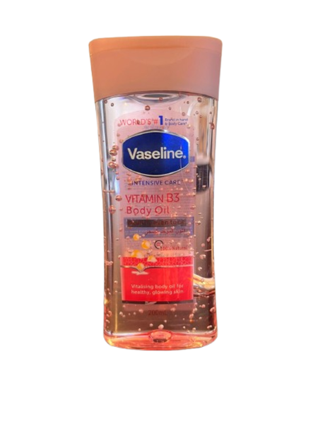 Vaseline Intensive Care Body Oil - Vitamin B3 &amp; Cocoa Butter, 200ml