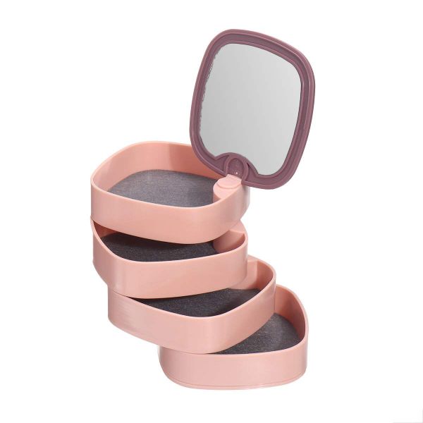 Household 4 Layer Tower Jewelry Organizer Box