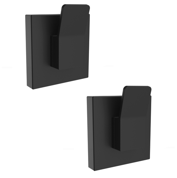 Fusion-Loc Square Suction - Designer Robe Hook 2 Pack