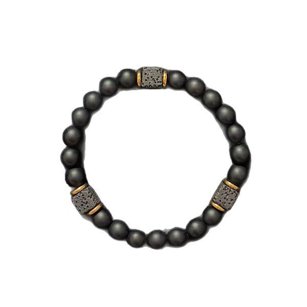 Lava Rock Diffuser Bracelet | Black Beaded Bracelet For Men &amp; Women