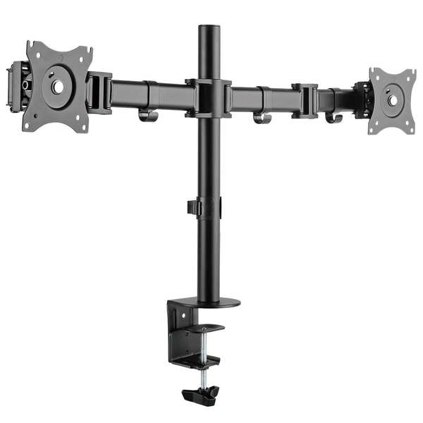 Dual Arm Table Top Monitor Clamp Stand 13 To 27