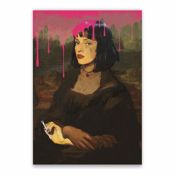 Mona Lisa Pulp Fiction Poster - A1