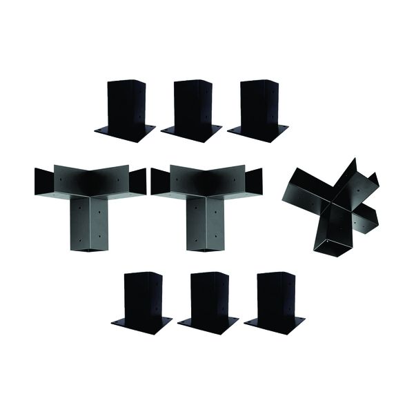 Pergola - 3 Post Wall mount DIY bracket kit