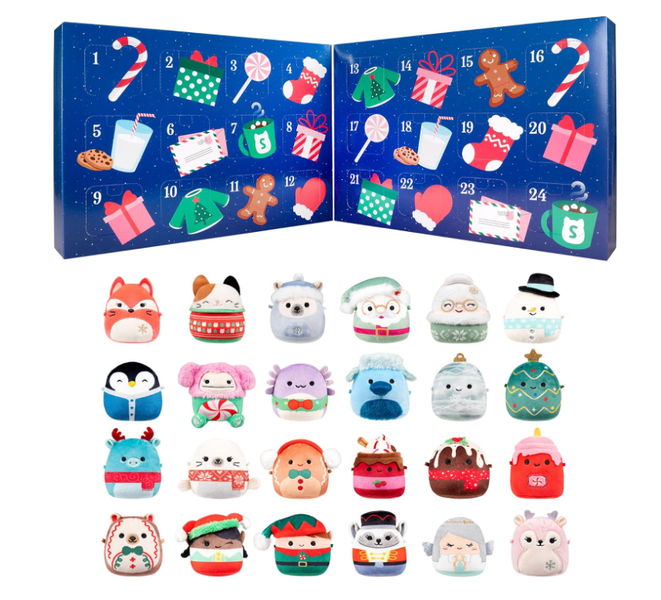 ABTOR Holiday Plush Games Original 24-Day Holiday Plush Advent Calendar