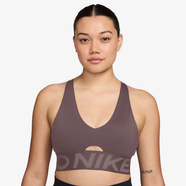 Nike Women's Dri-Fit Sculpt Medium-Support Padded Sports Bra - Tattoo/Grey