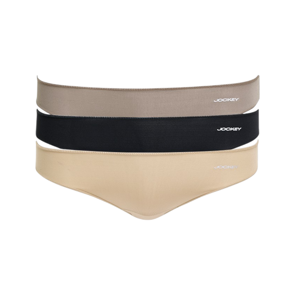Jockey NPL Bikini 3Pack Black/Cappuccino/Beige