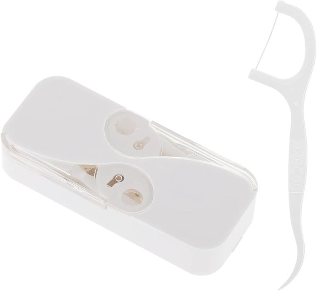 Portable Auto Pop-up Dental Floss Dispenser Travel Floss Storage Case