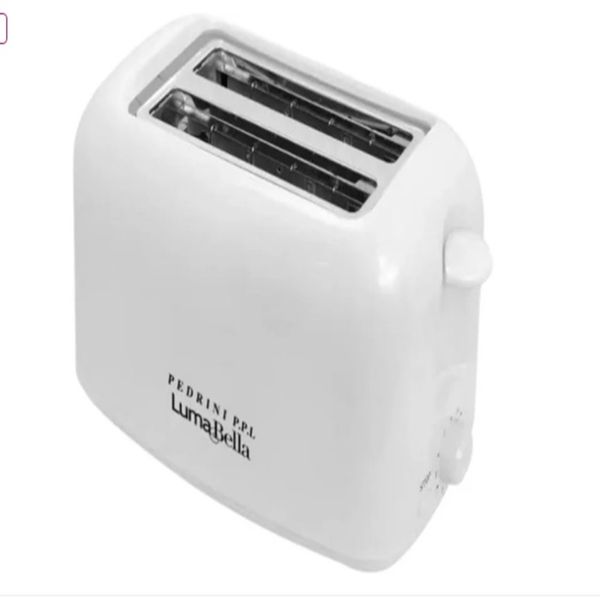 None(None) White, White Adjustable Temperature 2 Slice Toaster
