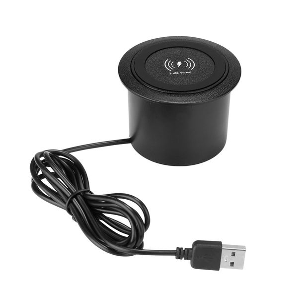 Killer Deals Desktop Embedded Wireless Charger with Fast charging USB Outlets