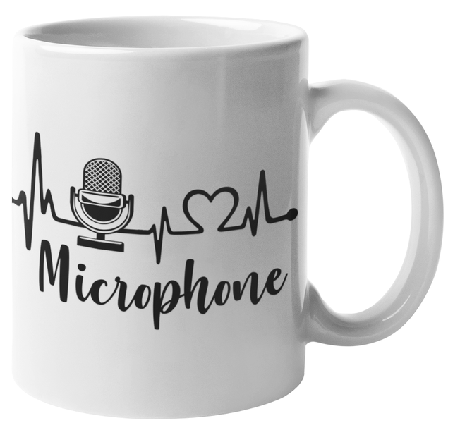 Mugmania - Microphone Heartbeat Coffee Mug