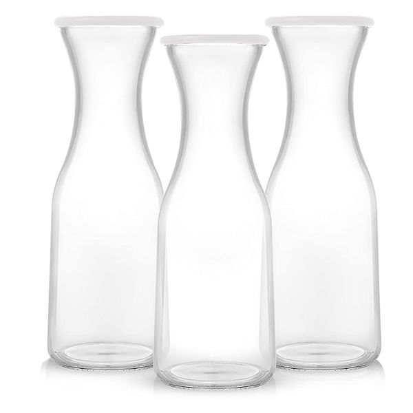 Set of 3 - Elegant Easy Pour Water, Juice Bottles -1000ml