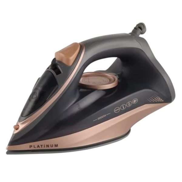 Platinum Black Ceramic Self-Cleaning Clothes Electric Steam Iron 2000W