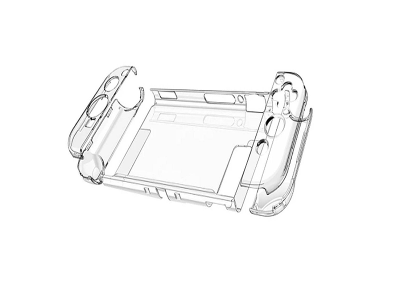 Clear Protective Case Cover - Compatible with Nintendo Switch OLED