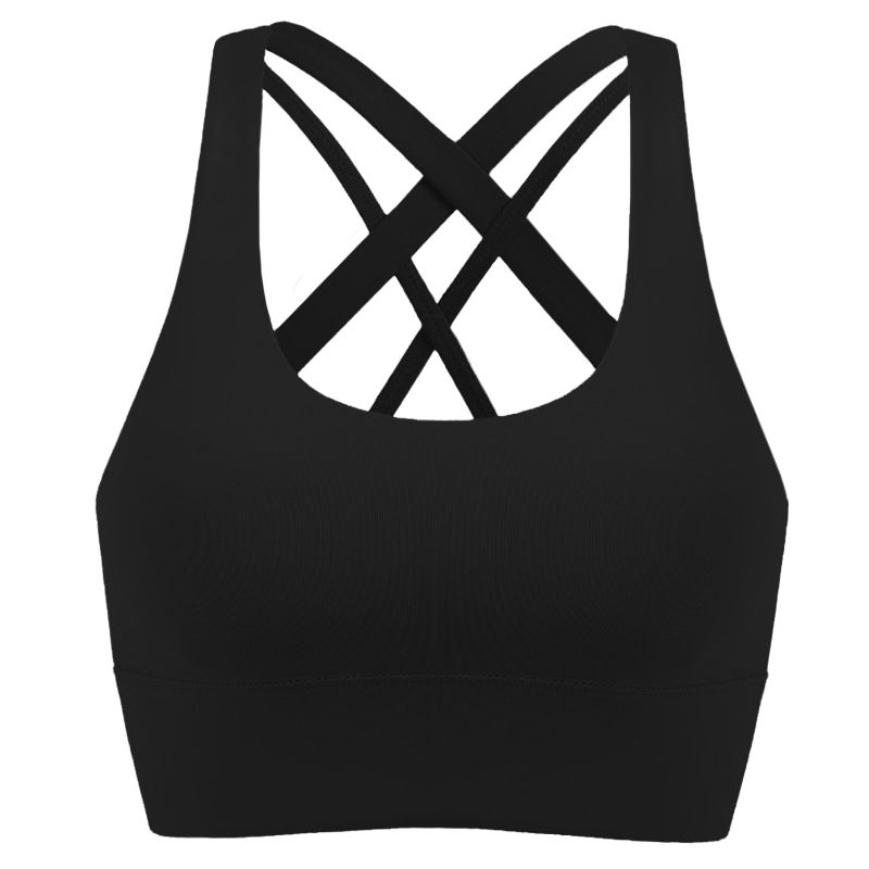 Women's Sexy Crossback Racerback Sports Gym Bra (Small Cut - Order Size ...