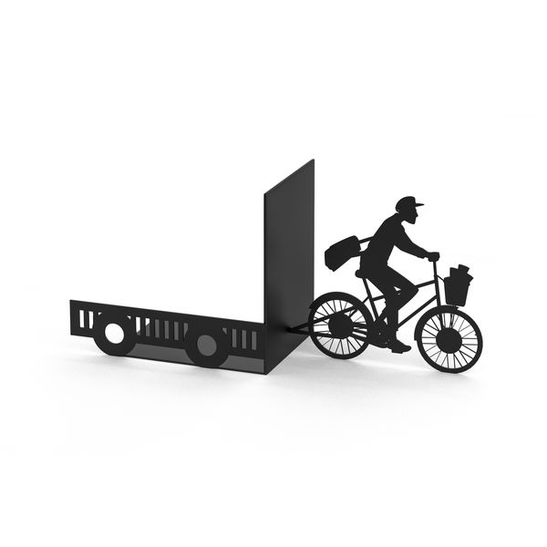 Bookend - Postman - Black Metal