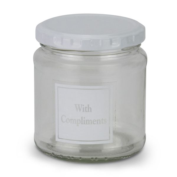 Jar - With Compliments - Transparent - Glass - 291ml