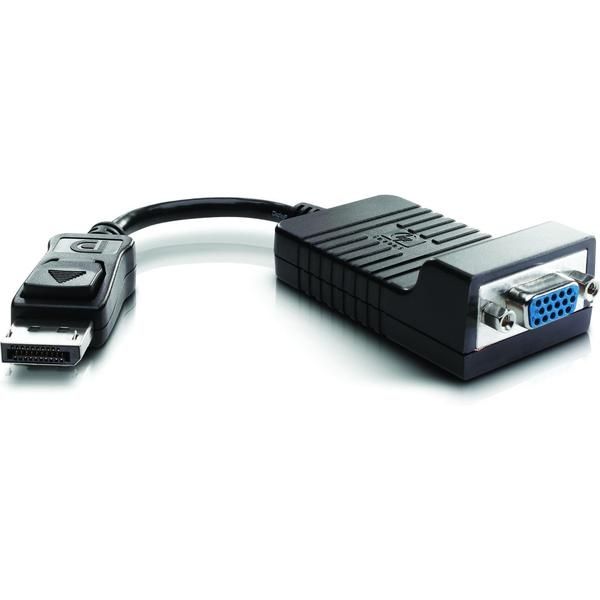 HP DisplayPort to VGA Adapter - Black