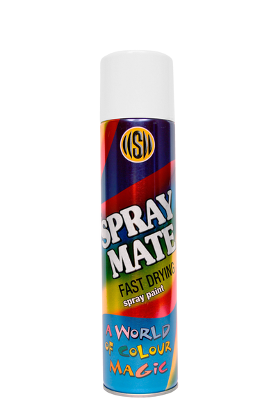 Spraymate Fast Drying Satin White 250 ml