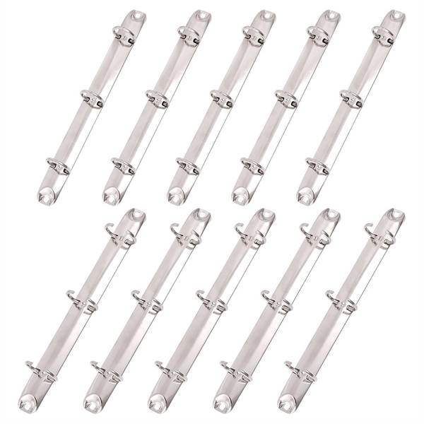 10Pcs A5 Notebook 3-Ring Binder Mechanism Letter