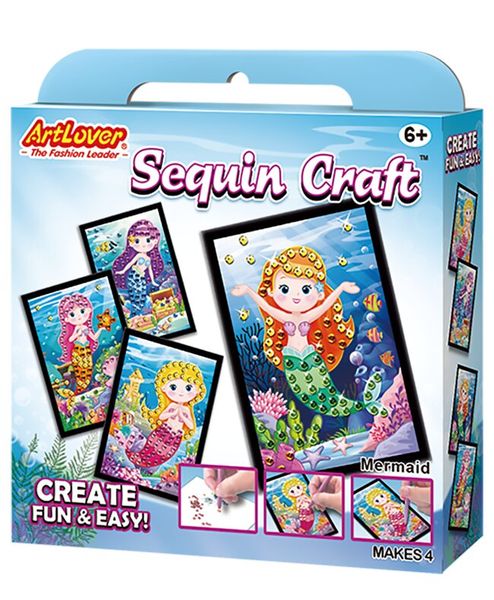 Art Lover Sequin Craft Mermaid