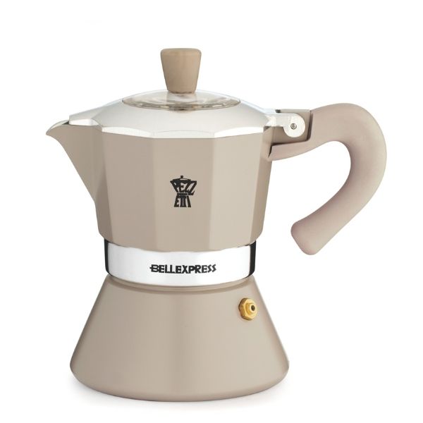 Pezzetti Belle Express 6 Cup Stove Top Coffee Maker - Stone