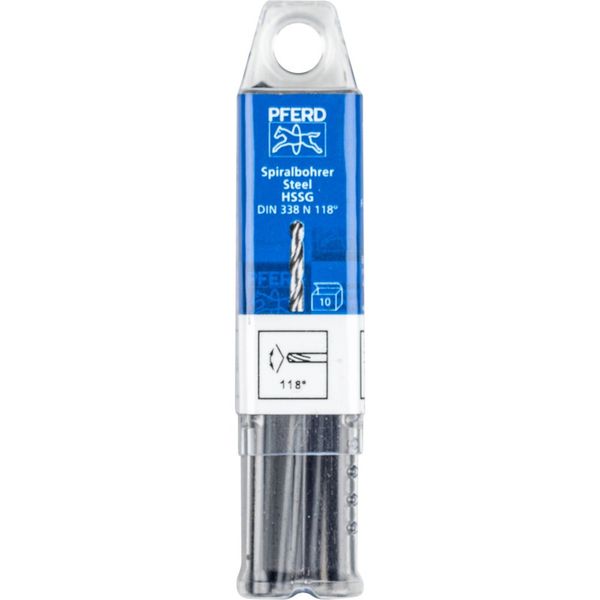 PFERD HSS Spiral Drill 3,5mm STEEL – 10pc pack
